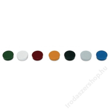 . Mágneskorong, 20 mm, 10 db, zöld (VVBM25ZO) mágneskorong, mágnesszalag