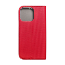 Magnet flip Magnet Apple iPhone 14 Pro Max mágneses flip tok, piros tok és táska