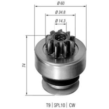 MAGNETI MARELLI fogaskerék, önindító MAGNETI MARELLI 940113020101 autóalkatrész