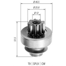 MAGNETI MARELLI fogaskerék, önindító MAGNETI MARELLI 940113020240 autóalkatrész