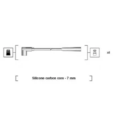 MAGNETI MARELLI gyújtókábelkészlet 941085180570 autóalkatrész