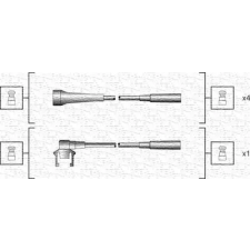 MAGNETI MARELLI gyújtókábelkészlet 941318111145 autóalkatrész