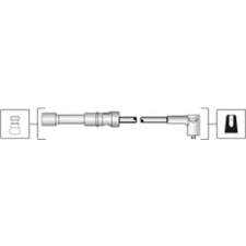 MAGNETI MARELLI gyújtókábelkészlet 941318111293 autóalkatrész