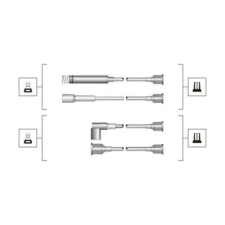 MAGNETI MARELLI gyújtókábelkészlet 941319170064 autóalkatrész