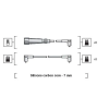 MAGNETI MARELLI gyújtókábelkészlet MAGNETI MARELLI 941318111047