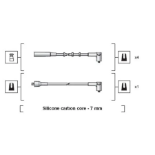 MAGNETI MARELLI gyújtókábelkészlet MAGNETI MARELLI 941318111212 autóalkatrész