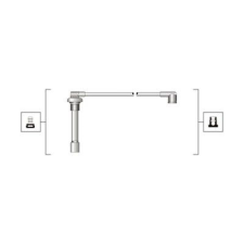 MAGNETI MARELLI gyújtókábelkészlet MAGNETI MARELLI 941319170105 autóalkatrész