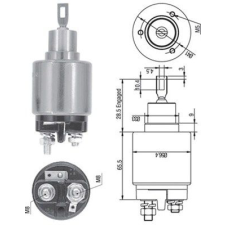 MAGNETI MARELLI mágneskapcsoló, önindító MAGNETI MARELLI 940113050128 autóalkatrész