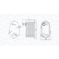 MAGNETI MARELLI Olajhűtő, motorolaj MAGNETI MARELLI 350300000200 autóalkatrész