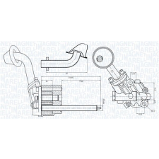 MAGNETI MARELLI olajszivattyú MAGNETI MARELLI 351516000005 autóalkatrész