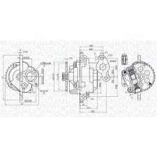 MAGNETI MARELLI olajszivattyú MAGNETI MARELLI 351516000011 autóalkatrész
