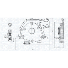 MAGNETI MARELLI olajszivattyú MAGNETI MARELLI 351516000017 autóalkatrész