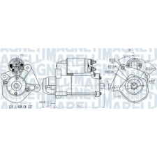 MAGNETI MARELLI önindító 063721275010 autóalkatrész
