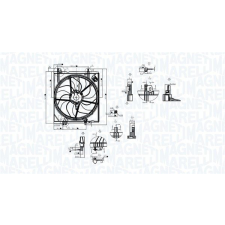 MAGNETI MARELLI ventilátor, motorhűtés MAGNETI MARELLI 069422787010 autóalkatrész
