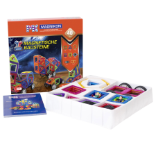 MAGNIKON - mágneses építőjáték - jármű kreatív és készségfejlesztő