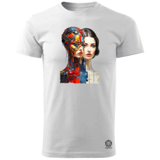 Magnolion 3d absztrakt fantázia v4 férfi póló - 19 szín, S-3XL