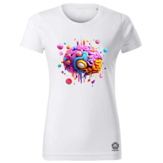 Magnolion 3D agy v1 női póló - 19 szín, XS-2XL