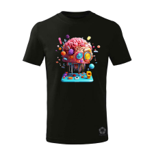 Magnolion 3D agy v2 gyerek póló - 11 szín, 4-12 éves gyerek póló