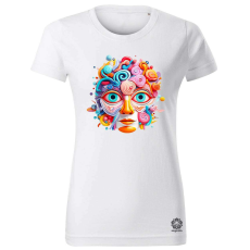 Magnolion 3D agy v4 női póló - 19 szín, XS-2XL