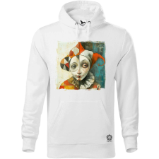 Magnolion Absztrakt bohóc v12 férfi pulóver - 19 szín, S-5XL férfi pulóver, kardigán