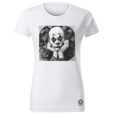 Magnolion Absztrakt bohóc v2 női póló - 19 szín, XS-2XL
