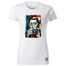 Magnolion Absztrakt fotós v4 női póló - 19 szín, XS-2XL