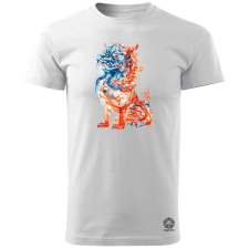 Magnolion Absztrakt Fu kutya v3 férfi póló - 19 szín, S-3XL férfi póló