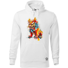 Magnolion Absztrakt Fu kutya v4 férfi pulóver - 19 szín, S-5XL