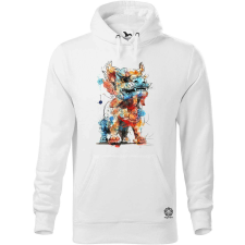 Magnolion Absztrakt Fu kutya v5 férfi pulóver - 19 szín, S-5XL férfi pulóver, kardigán