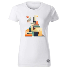 Magnolion Absztrakt könyvek v2 női póló - 19 szín, XS-2XL női póló