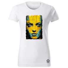 Magnolion Absztrakt portré v2 női póló - 19 szín, XS-2XL