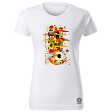 Magnolion Absztrakt űrállomás v1 női póló - 19 szín, XS-2XL női póló