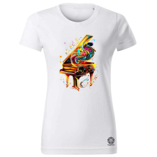 Magnolion Absztrakt zongora v3 női póló - 19 szín, XS-2XL női póló