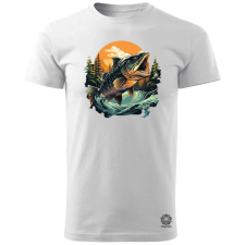 Magnolion Alaszkai királylazac v2 férfi póló - 19 szín, S-3XL férfi póló