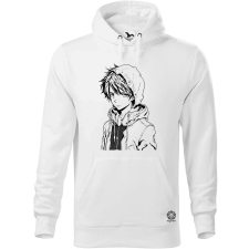 Magnolion Anime fiú vonalrajz v1 férfi pulóver - 19 szín, S-5XL férfi pulóver, kardigán