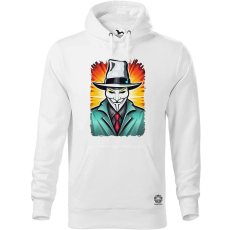 Magnolion Anonimusz maszk v4 férfi pulóver - 19 szín, S-5XL