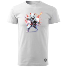 Magnolion Antropomorf szamuráj egér v2 férfi póló - 19 szín, S-3XL férfi póló