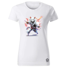 Magnolion Antropomorf szamuráj egér v2 női póló - 19 szín, XS-2XL