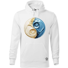 Magnolion Arany és kék Jin Jang v11 férfi pulóver - 19 szín, S-5XL férfi pulóver, kardigán