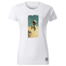 Magnolion Asztronauta hegedül v8 női póló - 19 szín, XS-2XL női póló