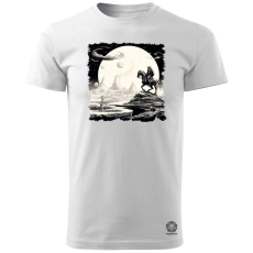 Magnolion Asztronauta lovas v11 férfi póló - 19 szín, S-3XL