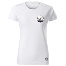 Magnolion Asztronauta lovas zseb v2 női póló - 19 szín, XS-2XL női póló