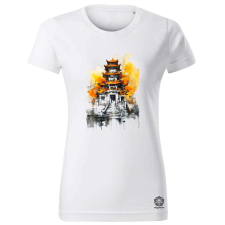 Magnolion Ázsiai épület fantázia v2 női póló - 19 szín, XS-2XL női póló