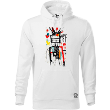 Magnolion Basquiat béke és szeretet v13 férfi pulóver - 19 szín, S-5XL férfi pulóver, kardigán