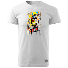 Magnolion Basquiat béke és szeretet v5 férfi póló - 19 szín, S-3XL