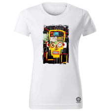 Magnolion Basquiat béke és technológia v2 női póló - 19 szín, XS-2XL női póló