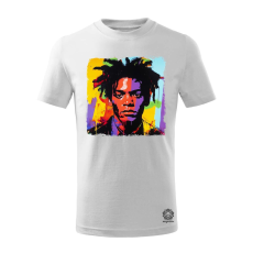 Magnolion Basquiat pop art v1 gyerek póló - 11 szín, 4-12 éves