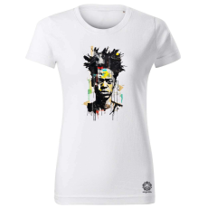 Magnolion Basquiat portré v3 női póló - 19 szín, XS-2XL