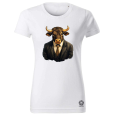 Magnolion Bika professzor v2 női póló - 19 szín, XS-2XL