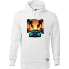 Magnolion BMW F80 218 pálmák alatt v2 férfi pulóver - 19 szín, S-5XL férfi pulóver, kardigán
